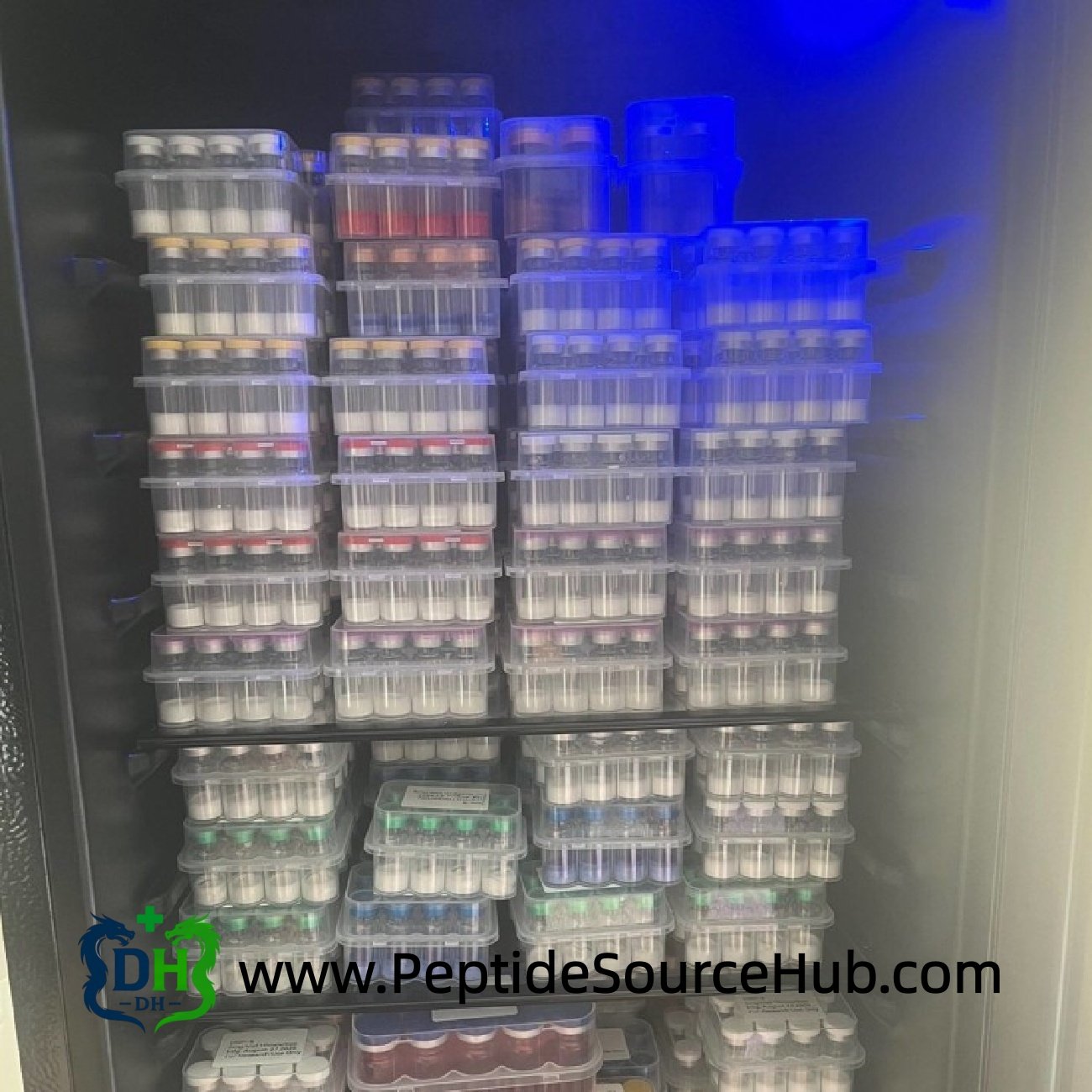 ACE-031 peptide inventory in cold-room storage — factory-direct supply