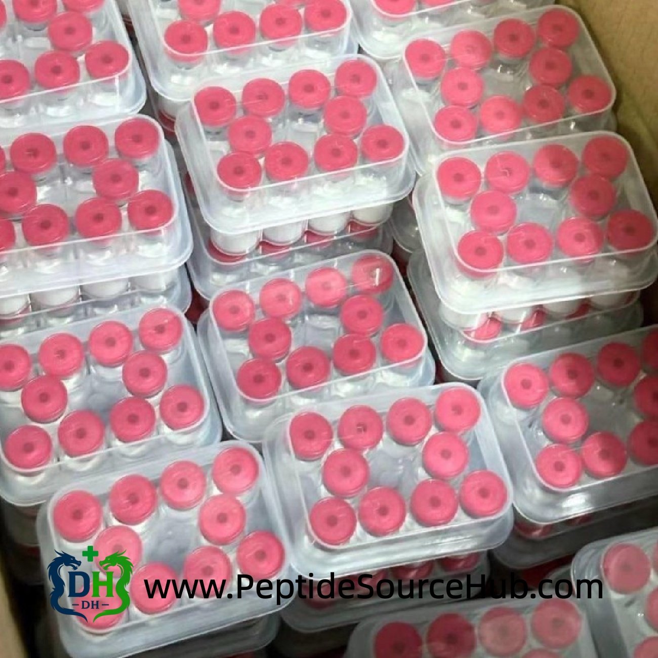 Adipotide peptide vial trays for wholesale bulk supply, factory-direct packaging