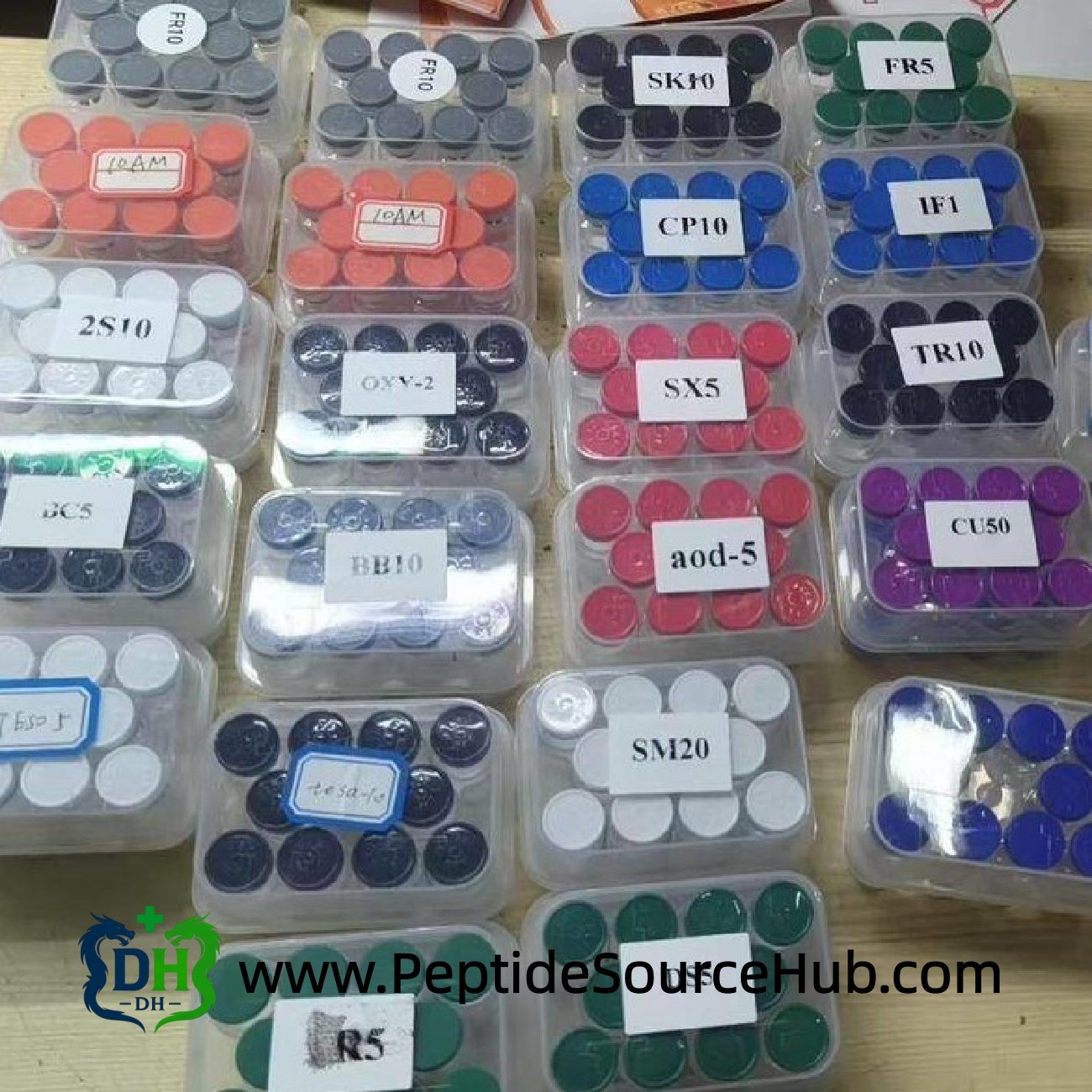 Mixed inventory kit boxes image used for BPC-157 5 mg + TB-500 5 mg Blend wholesale context