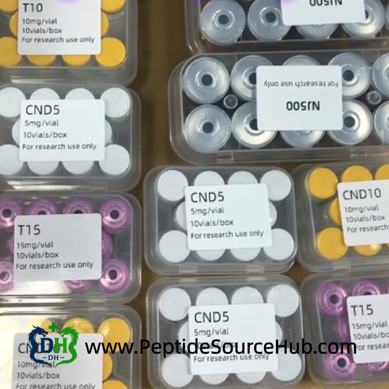 Batch-labeled CJC-1295 no DAC kits with dates