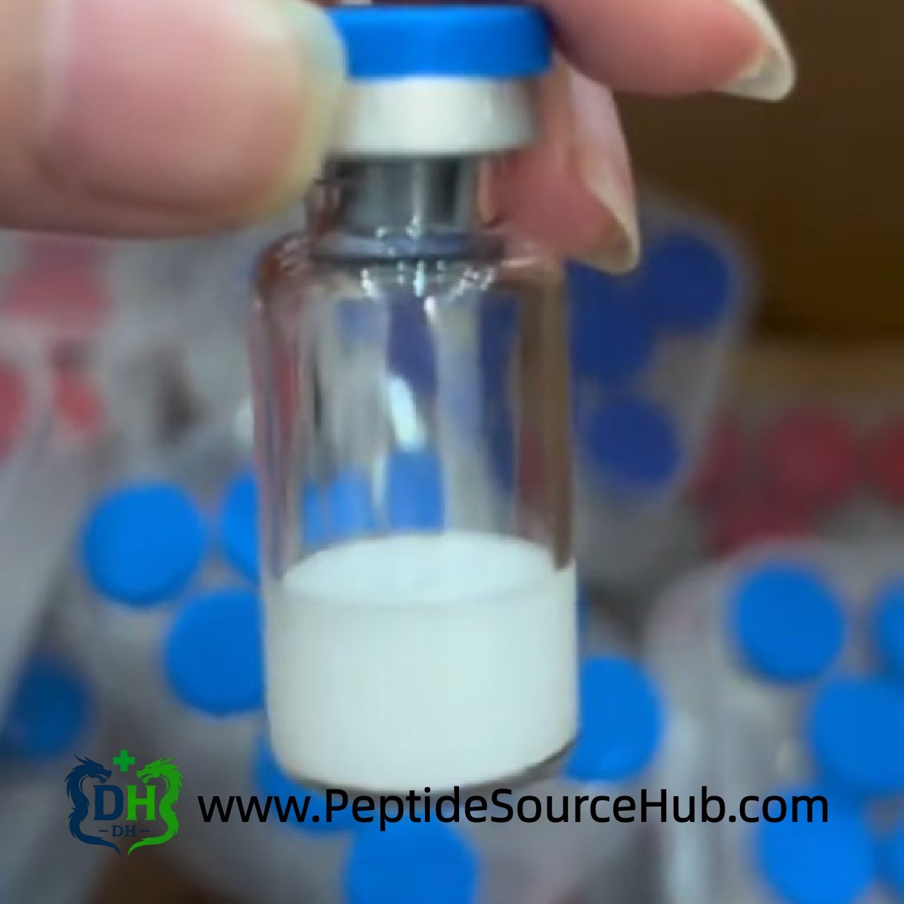Single Follistatin-344 peptide 1 mg vial with blue cap