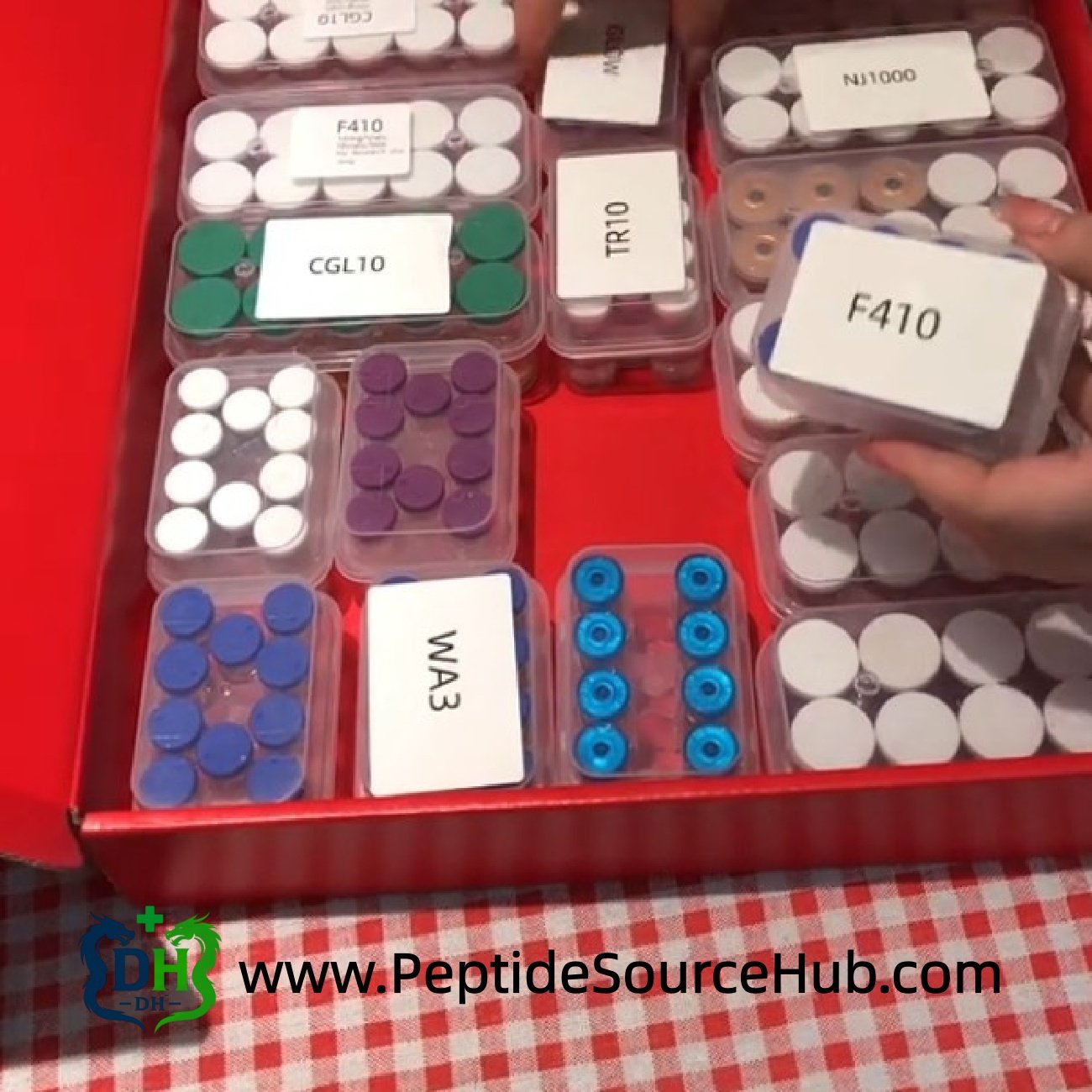 Selection of FOXO4 peptide and related kits in red box