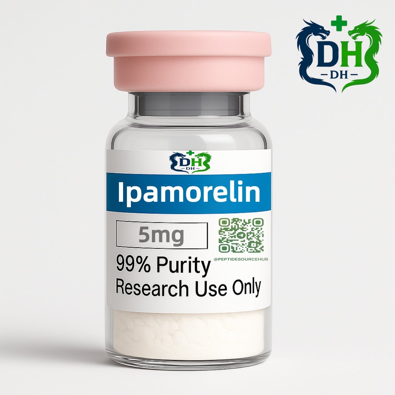 Ipamorelin peptide 5 mg vial 99% purity