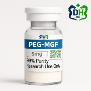 PEG-MGF peptide 5 mg vial white lyophilized powder