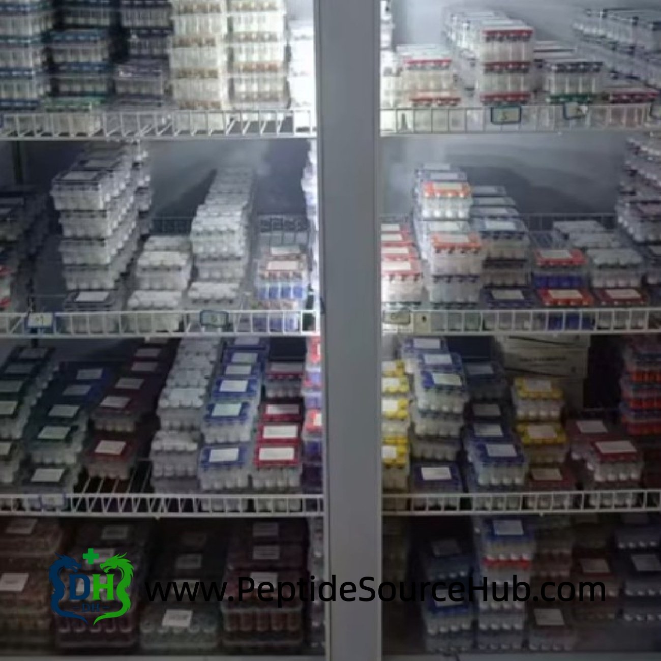 Cold storage fridge with VIP and other peptide kits