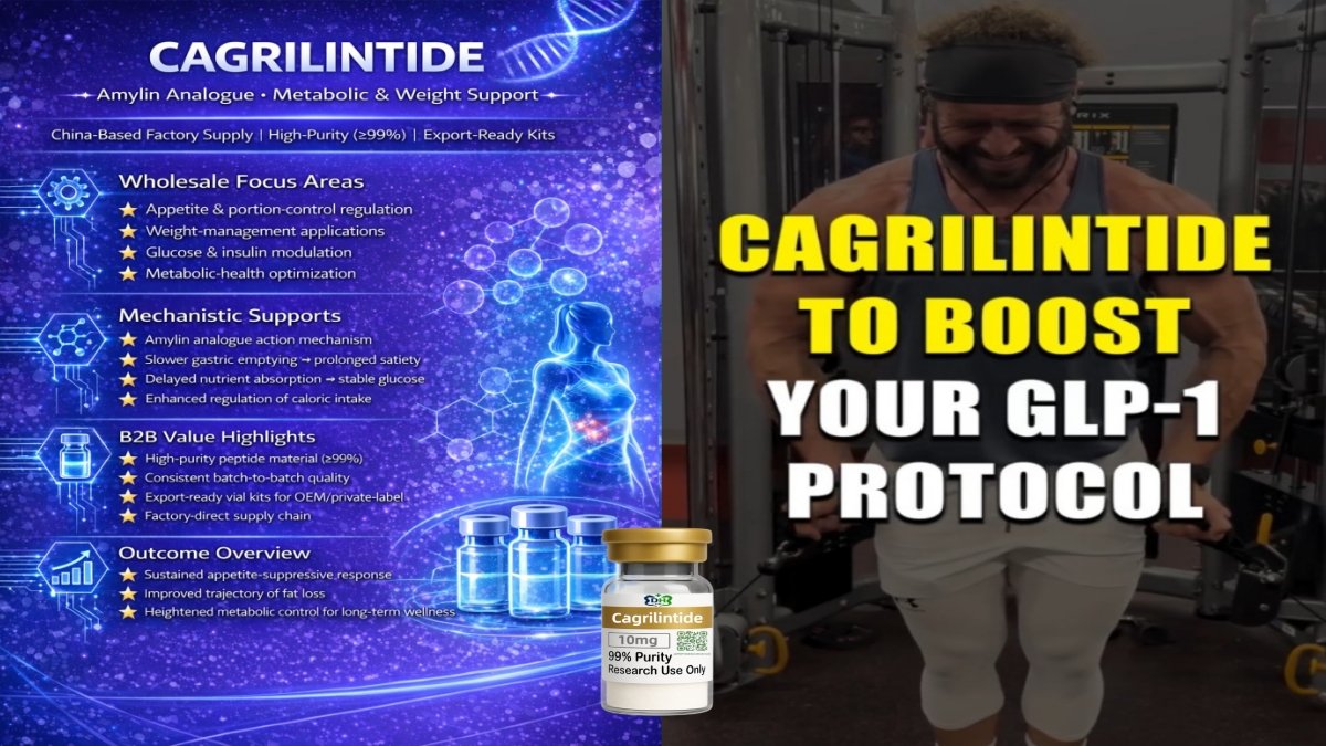Cagrilintide Wholesale Guide – How Buyers Source This Amylin Analogue from  China Factories