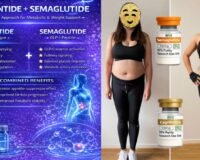 Cagrilintide plus Semaglutide dual peptide stack with before and after figure